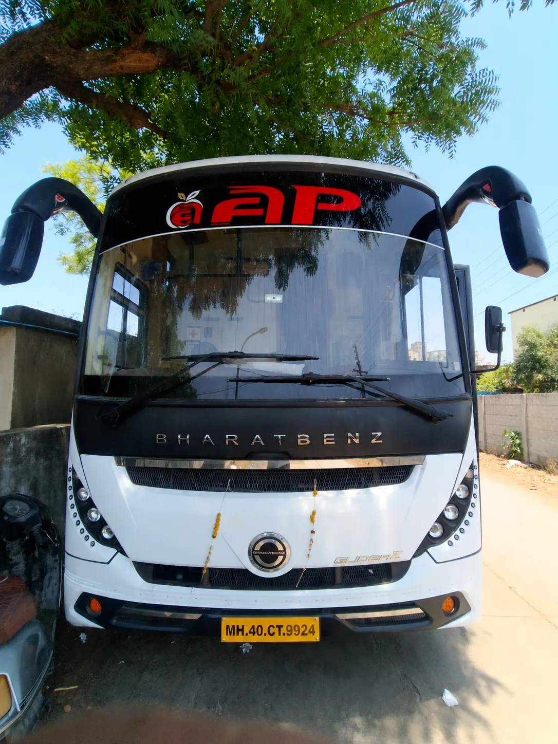 Premium AC bus fleet — AP Travel & Rental Mumbai